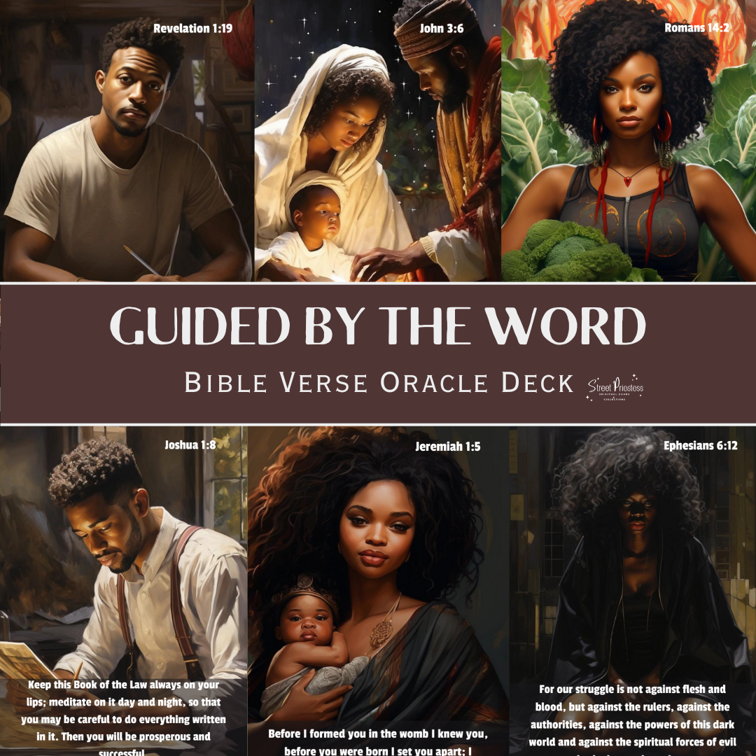 Guided by The Word | Bible Verse Oracle Deck (NIV) for Spiritual Guidance & Devotion