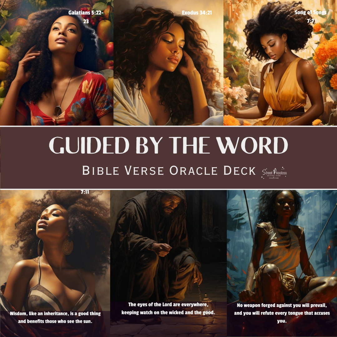 Guided by The Word | Bible Verse Oracle Deck (NIV) for Spiritual Guidance & Devotion