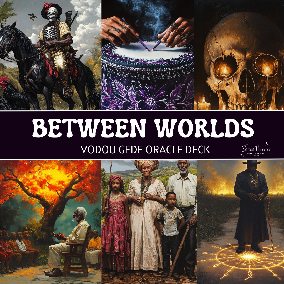 Vodou Gede Oracle Card Deck: Haitian Ancestral Divination