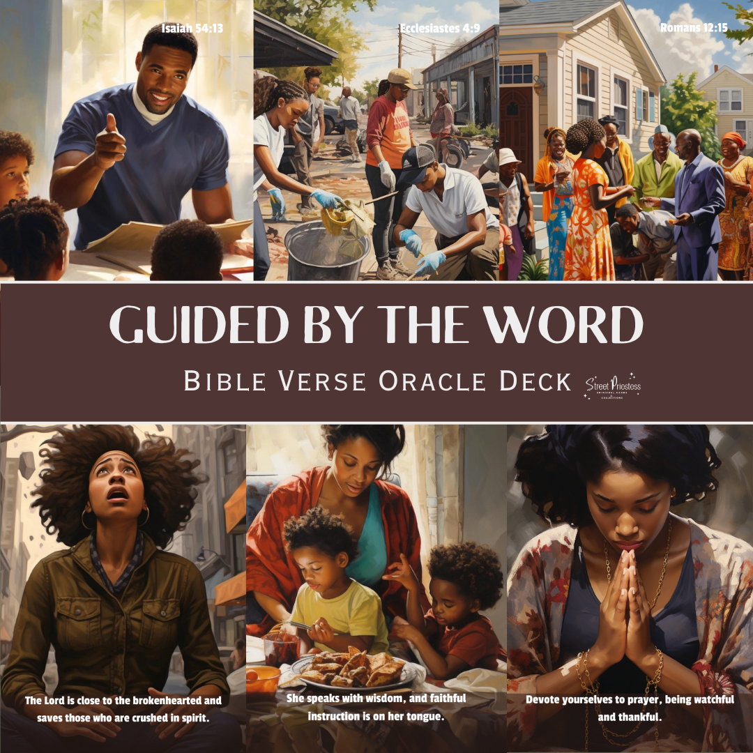 Guided by The Word | Bible Verse Oracle Deck (NIV) for Spiritual Guidance & Devotion