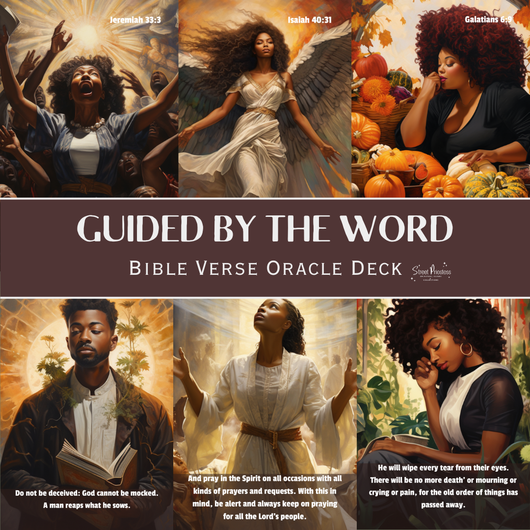 Guided by The Word | Bible Verse Oracle Deck (NIV) for Spiritual Guidance & Devotion
