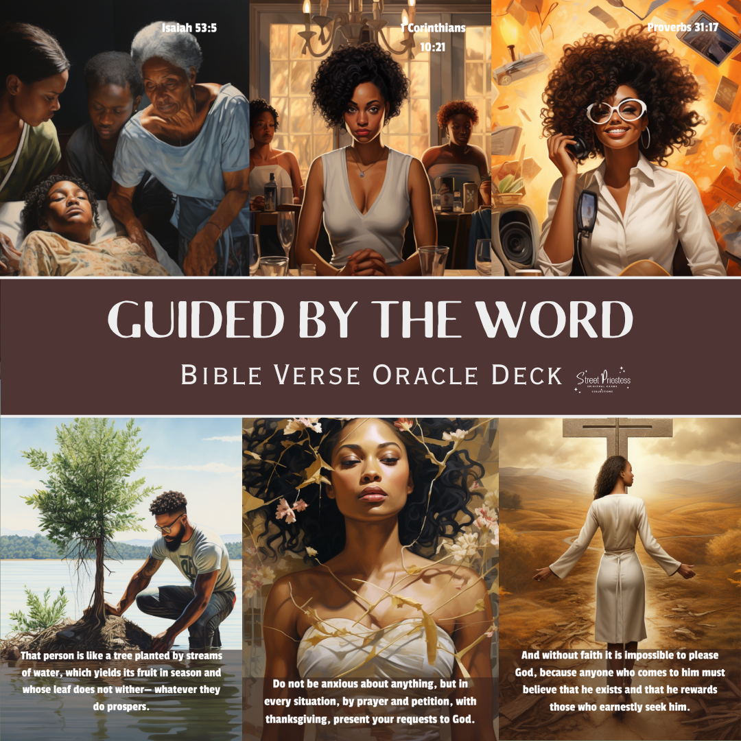 Guided by The Word | Bible Verse Oracle Deck (NIV) for Spiritual Guidance & Devotion