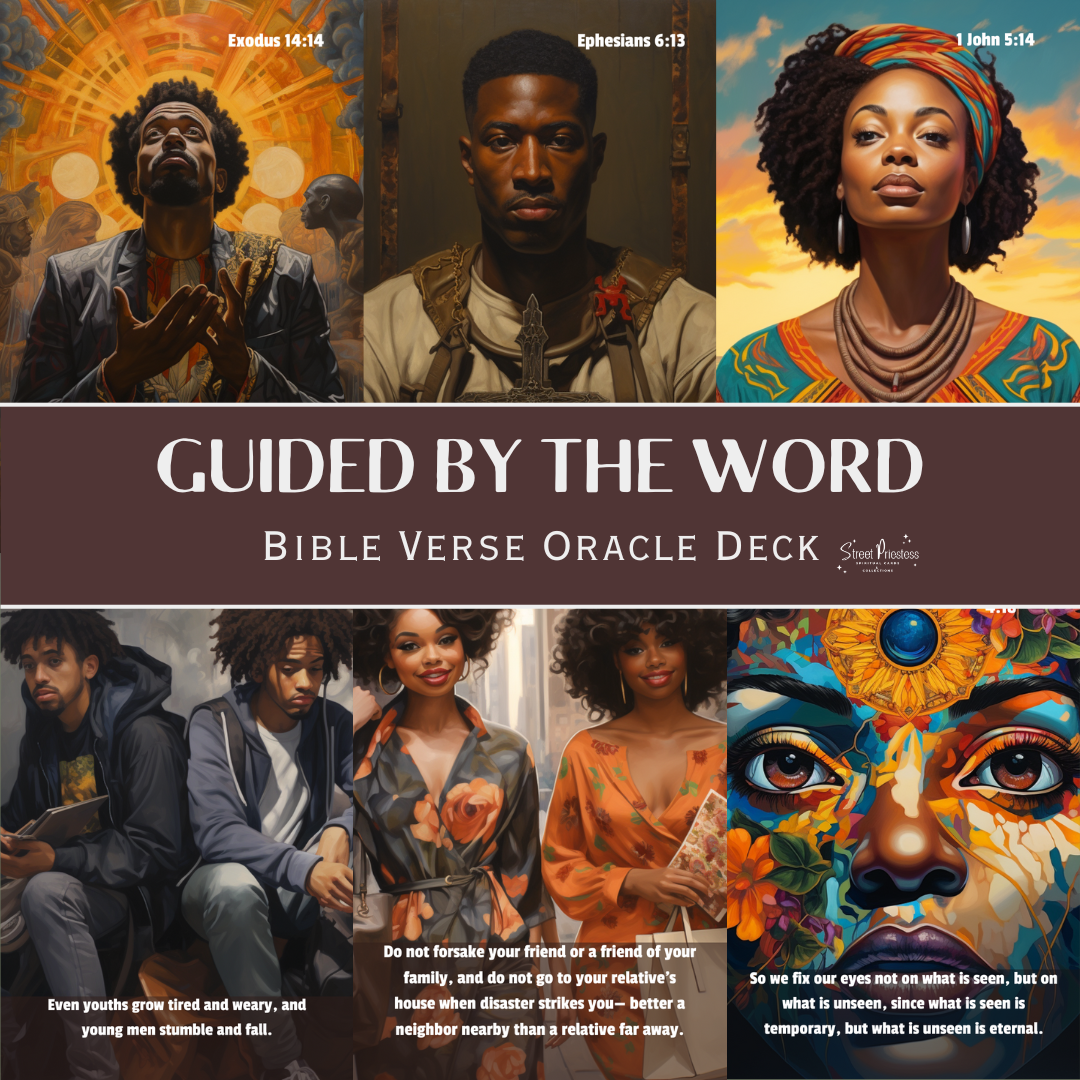 Guided by The Word | Bible Verse Oracle Deck (NIV) for Spiritual Guidance & Devotion
