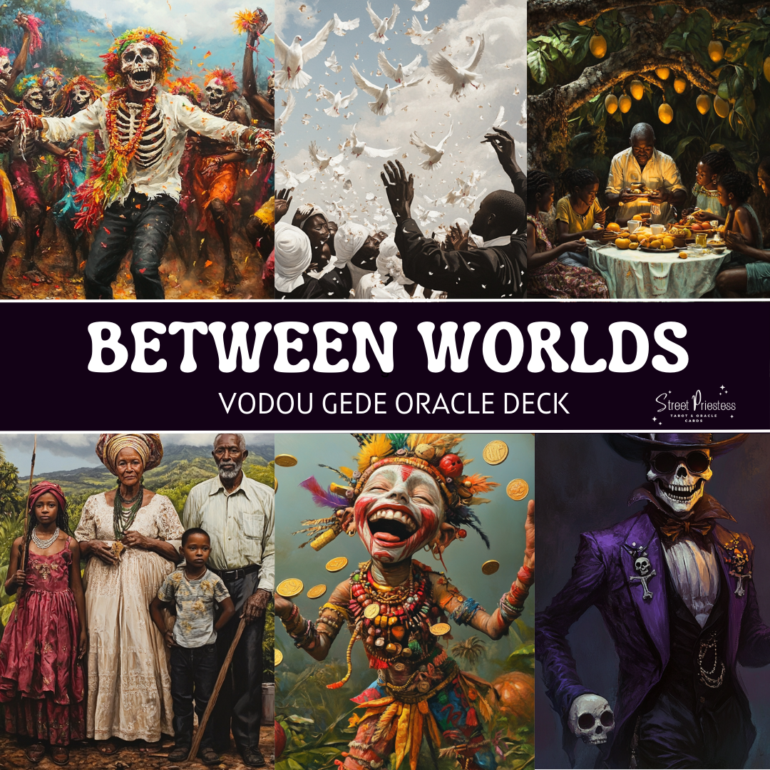 Vodou Gede Oracle Card Deck: Haitian Ancestral Divination