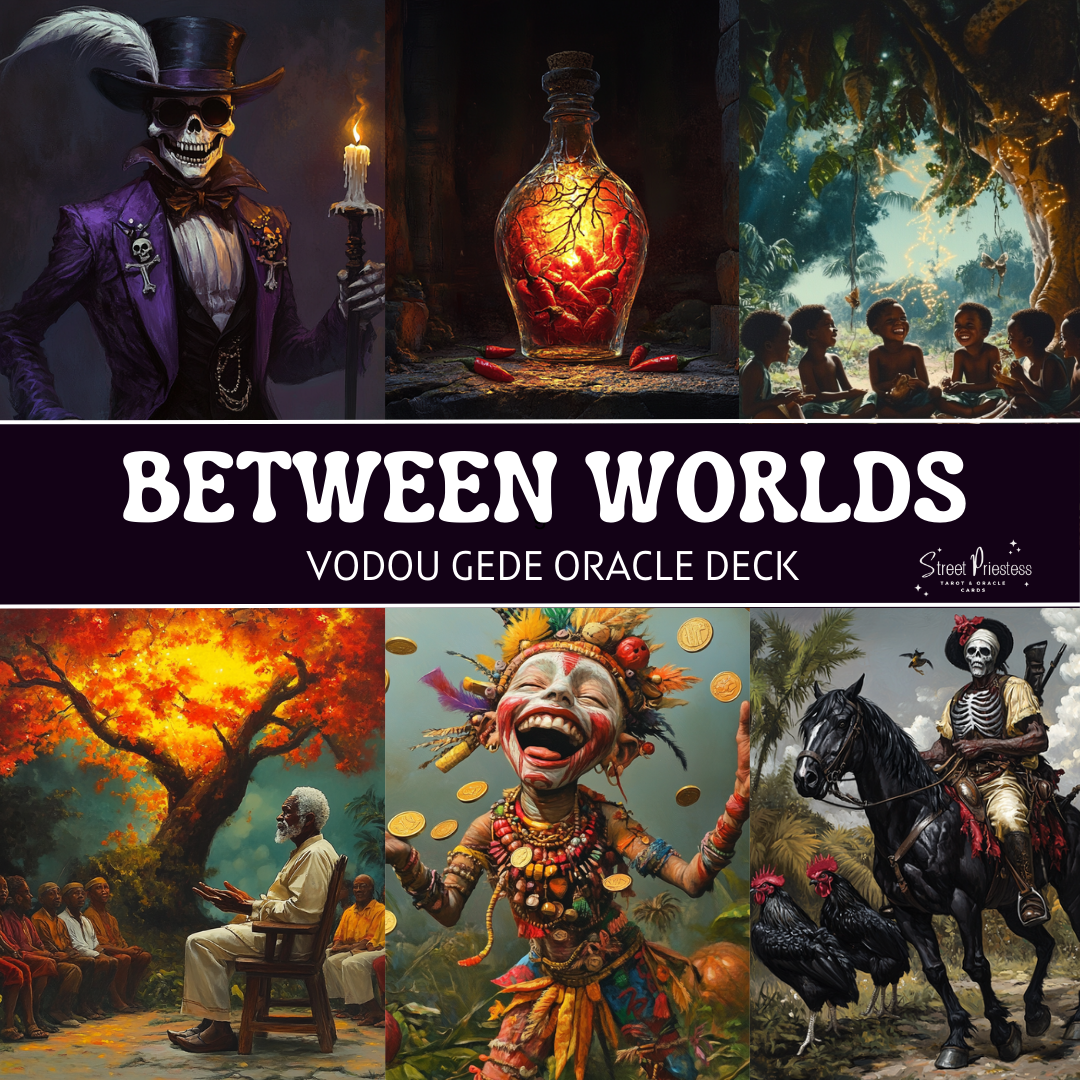 Vodou Gede Oracle Card Deck: Haitian Ancestral Divination