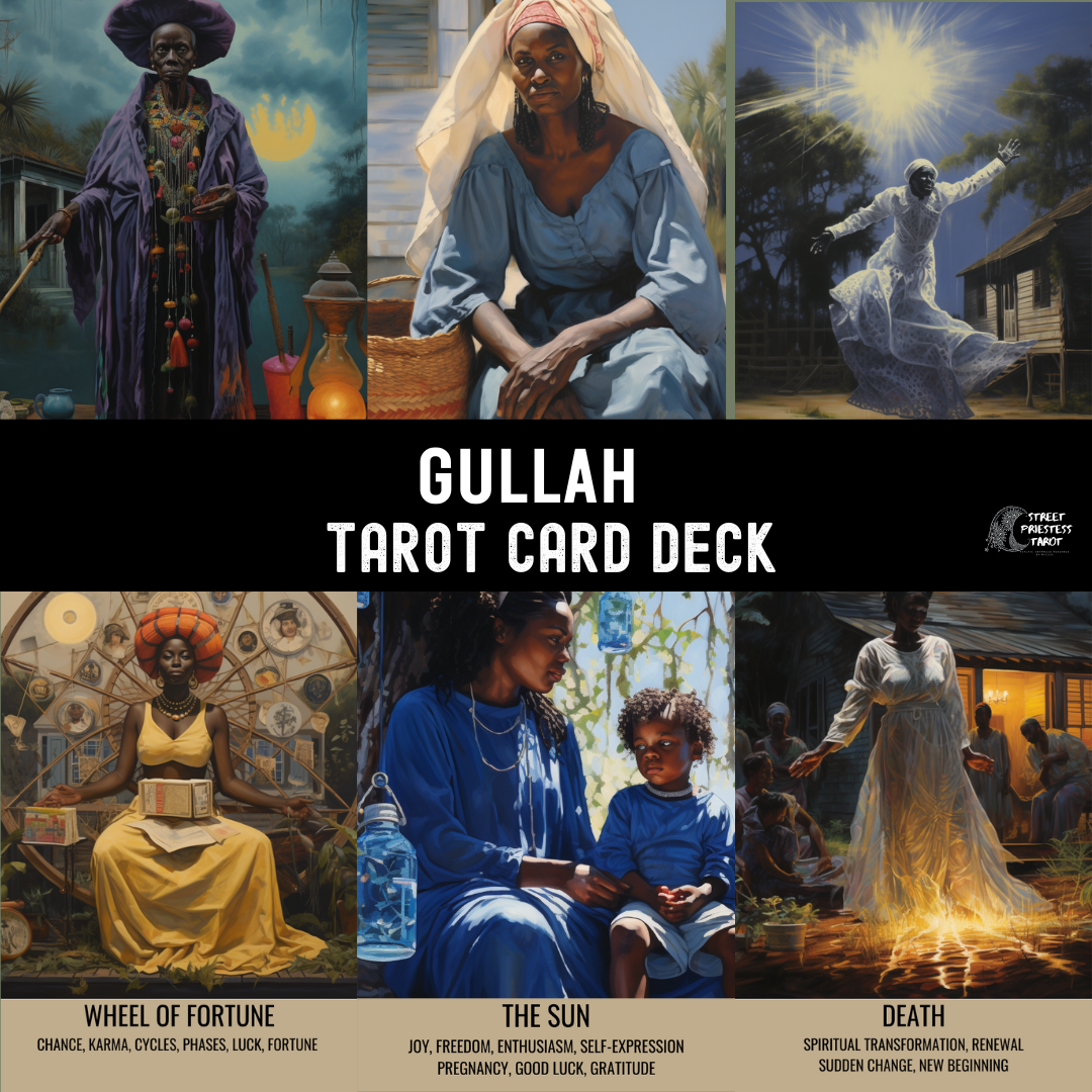 Gullah Tarot Deck | Lowcountry Inspired Honoring Gullah Geechee Heritage & Cultural Wisdom