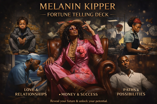 Melanin Kipper Deck – Cultural Fortune Telling Tarot for Home, Love, Money & Family